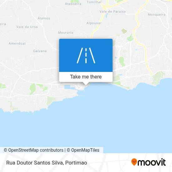 Rua Doutor Santos Silva map