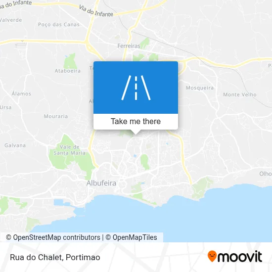 Rua do Chalet map