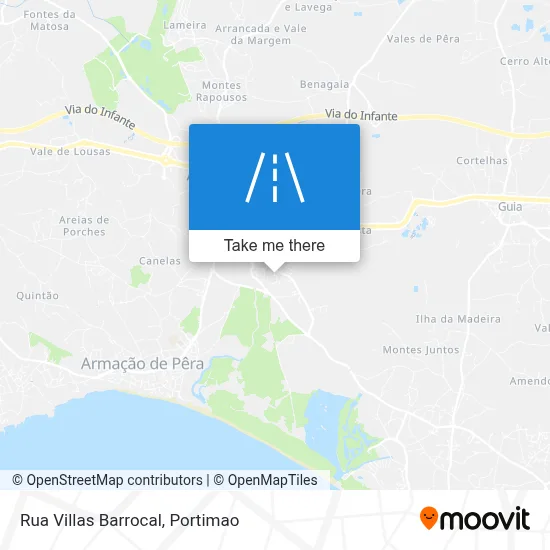 Rua Villas Barrocal map
