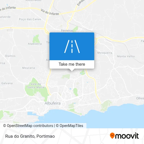Rua do Granito map