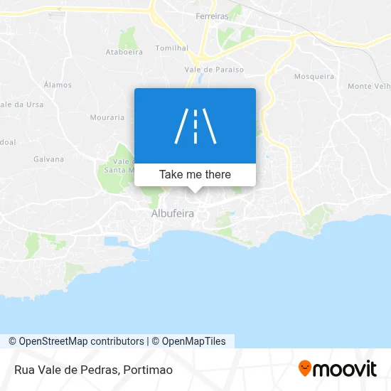 Rua Vale de Pedras map