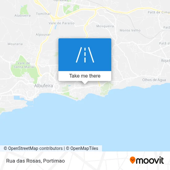 Rua das Rosas map