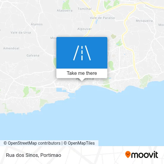 Rua dos Sinos map
