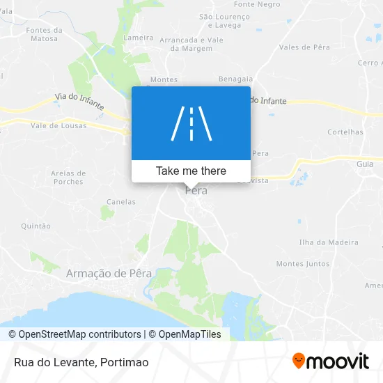 Rua do Levante map