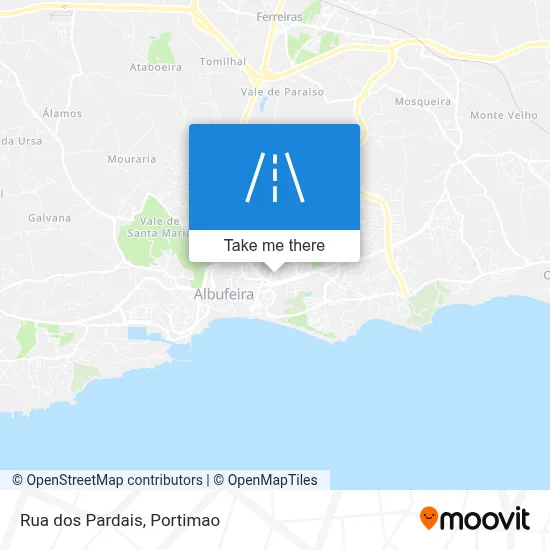 Rua dos Pardais map