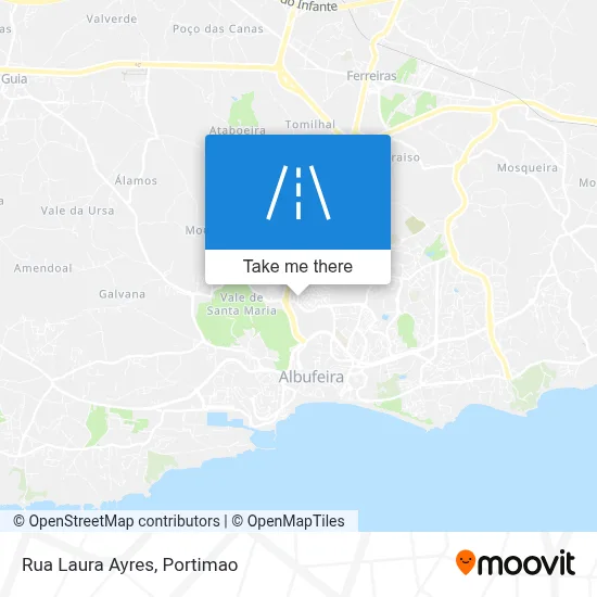 Rua Laura Ayres map