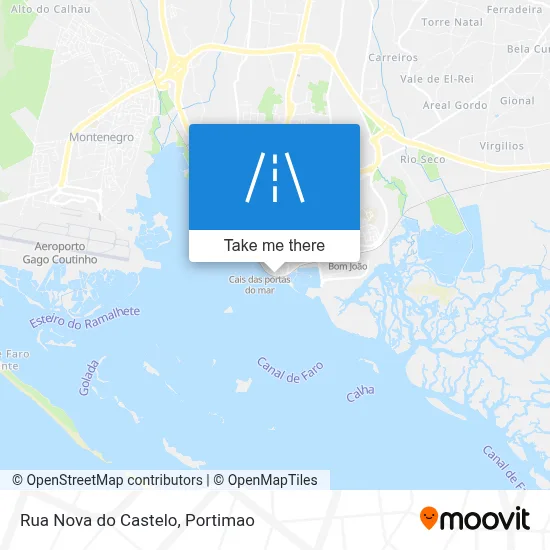 Rua Nova do Castelo map