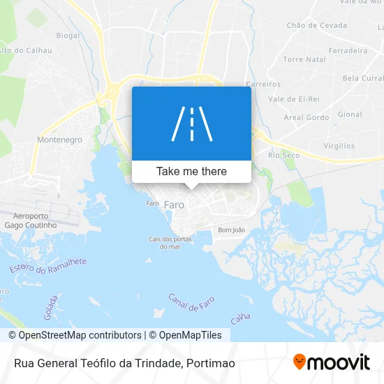 Rua General Teófilo da Trindade map