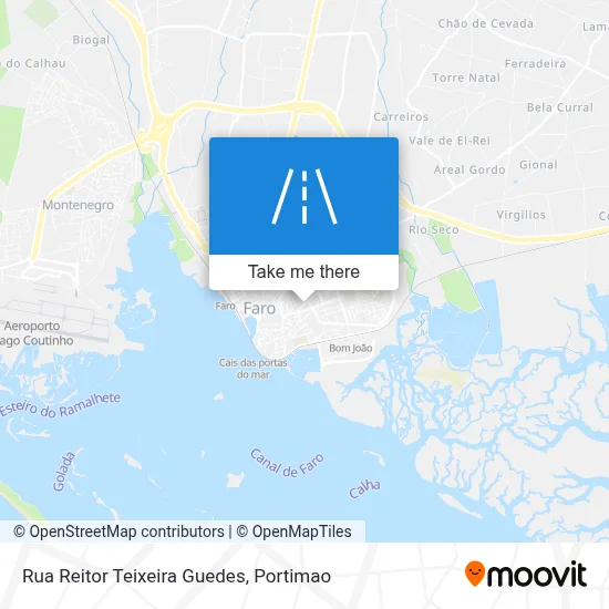Rua Reitor Teixeira Guedes map