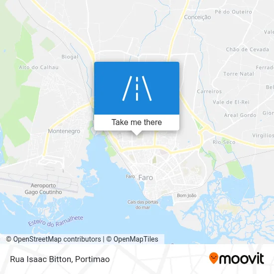 Rua Isaac Bitton map