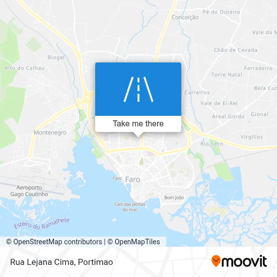 Rua Lejana Cima map