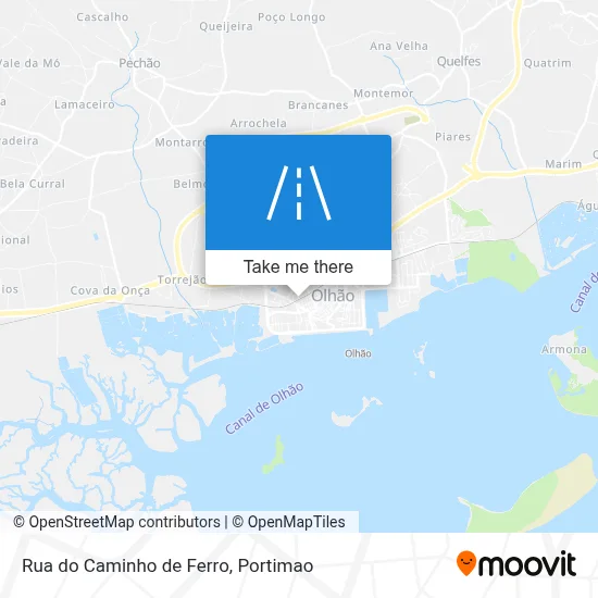 Rua do Caminho de Ferro map