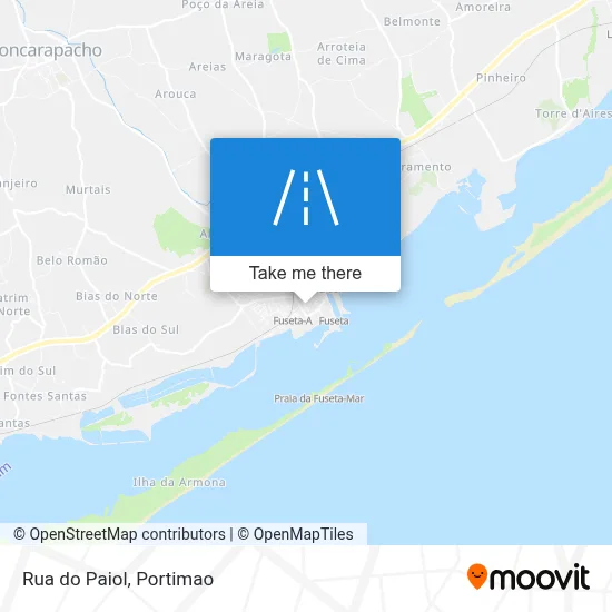 Rua do Paiol map
