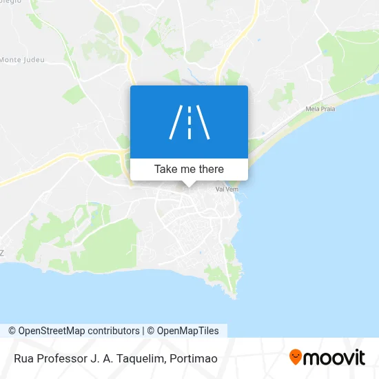 Rua Professor J. A. Taquelim map