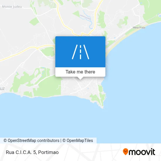 Rua C.I.C.A. 5 map
