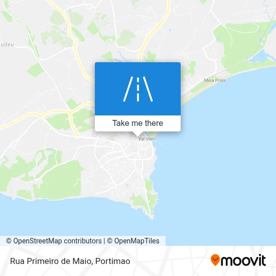 Rua Primeiro de Maio map