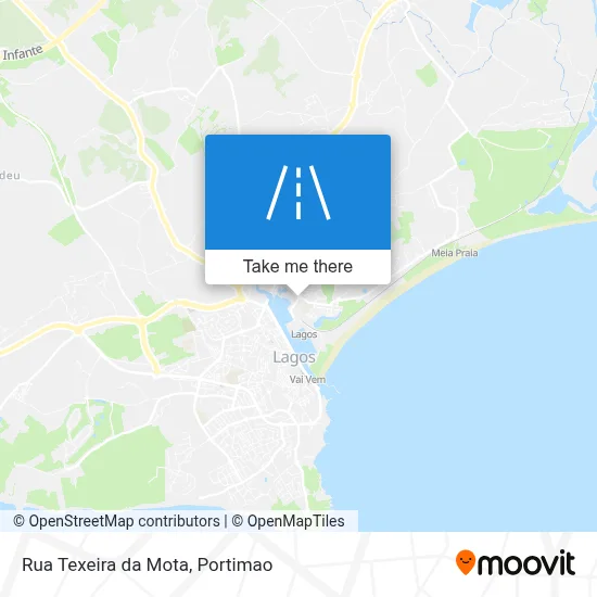 Rua Texeira da Mota map