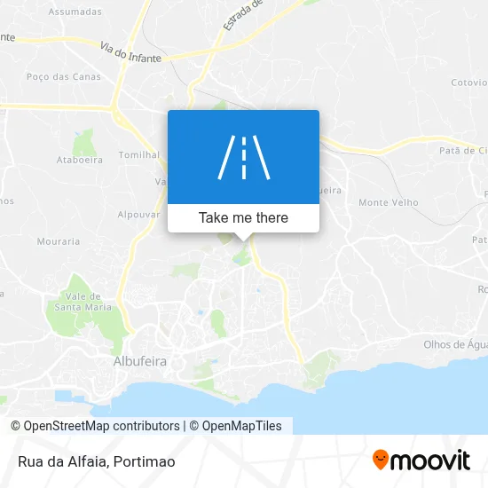 Rua da Alfaia map