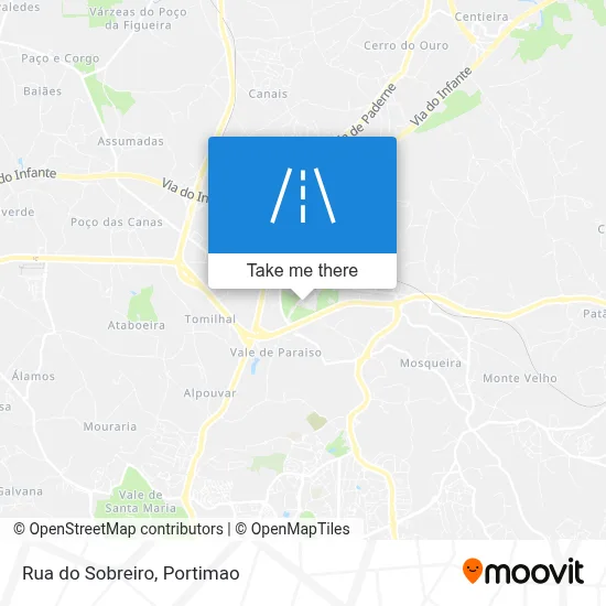 Rua do Sobreiro map