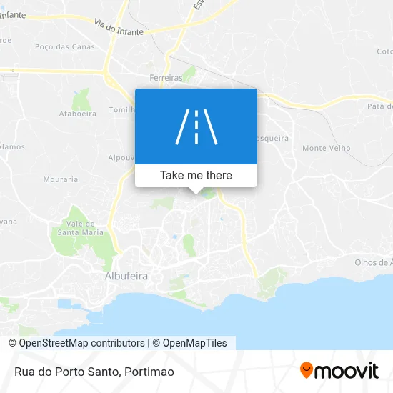 Rua do Porto Santo map