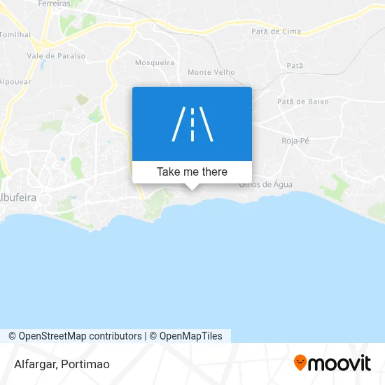 Alfargar map
