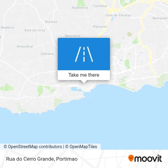Rua do Cerro Grande map