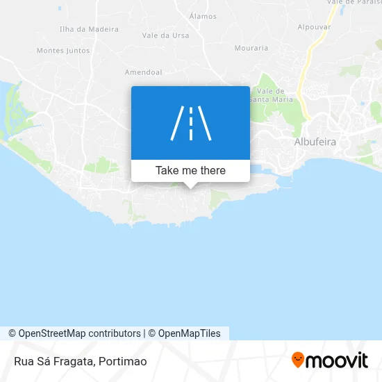 Rua Sá Fragata map