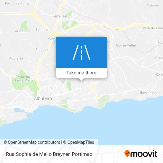 Rua Sophia de Mello Breyner map