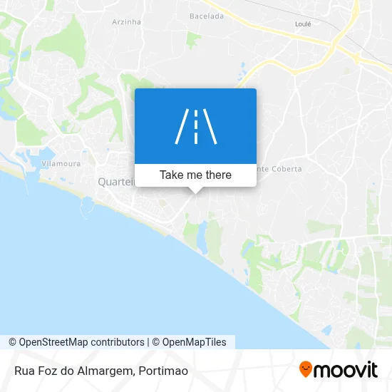 Rua Foz do Almargem map