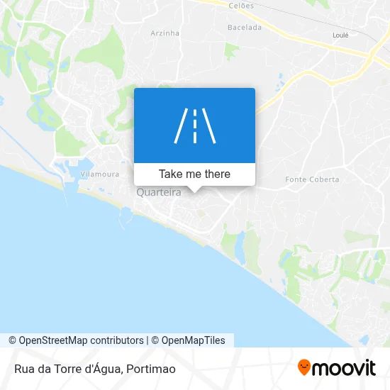 Rua da Torre d'Água map