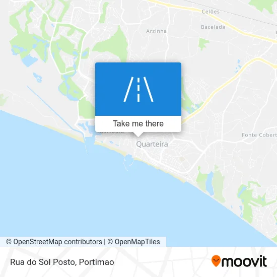 Rua do Sol Posto map