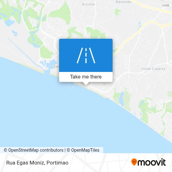 Rua Egas Moniz map
