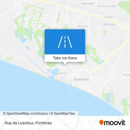 Rua da Lusotour map