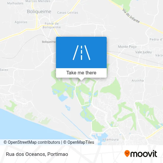 Rua dos Oceanos map