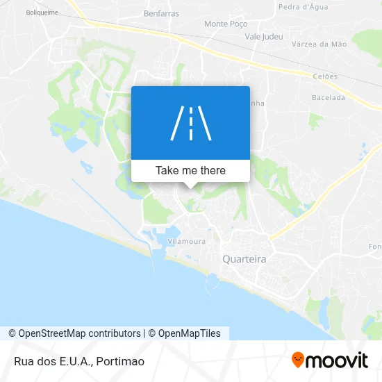 Rua dos E.U.A. map