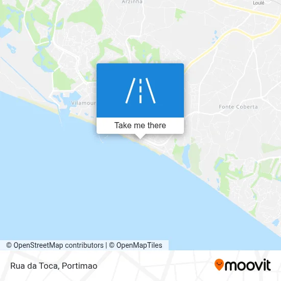 Rua da Toca map