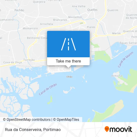 Rua da Conserveira map
