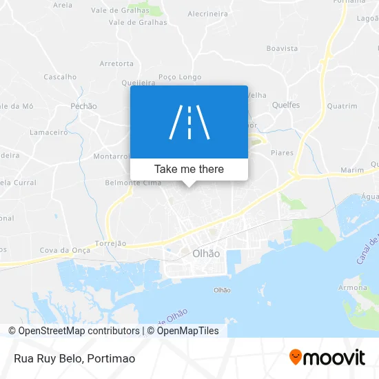 Rua Ruy Belo map