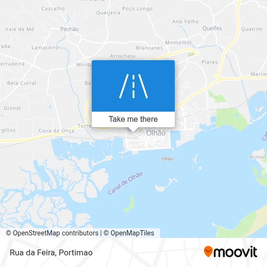 Rua da Feira map
