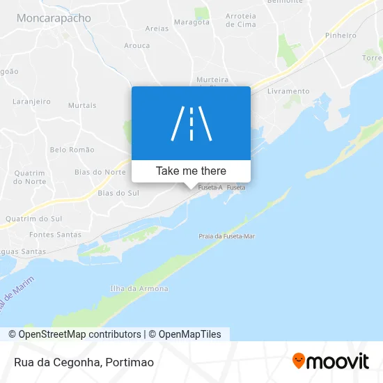 Rua da Cegonha map