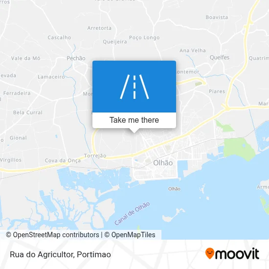 Rua do Agricultor map