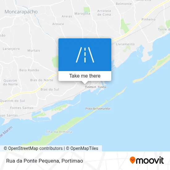 Rua da Ponte Pequena map