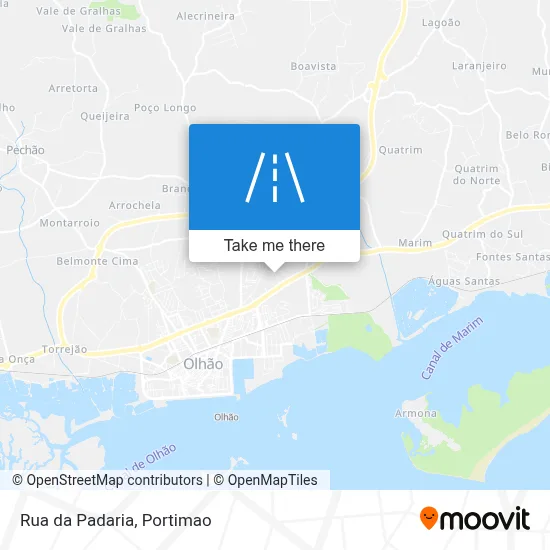 Rua da Padaria map
