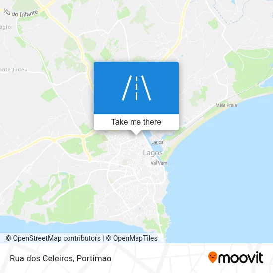 Rua dos Celeiros map
