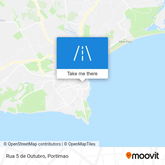 Rua 5 de Outubro map