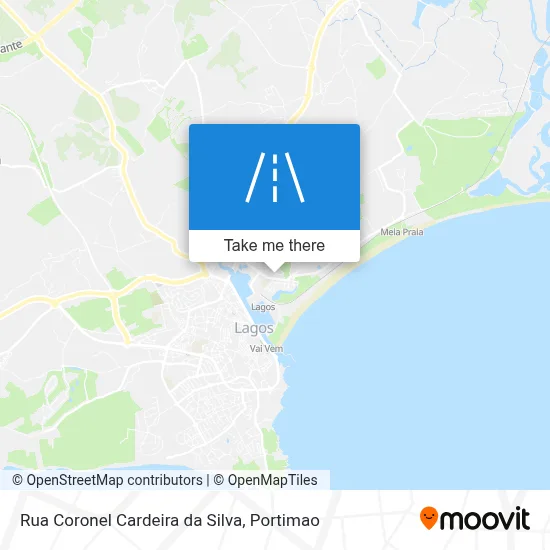 Rua Coronel Cardeira da Silva map