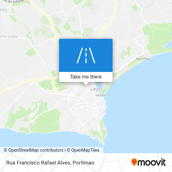 Rua Francisco Rafael Alves map