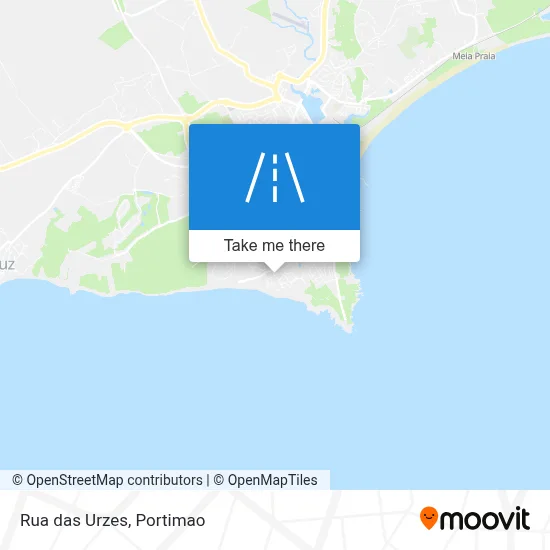 Rua das Urzes map