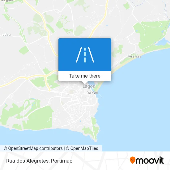 Rua dos Alegretes map