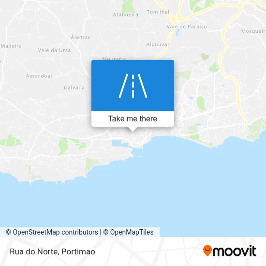 Rua do Norte map